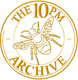 A circular gold logo on a white background featuring a wasp illustration and the text 'THE 10PM ARCHIVE' with '1999' and '2026' on either side.